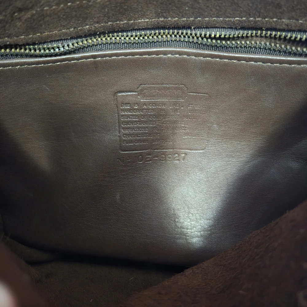 Coach Dark Brown Leather Satchel - Picture 3 of 8